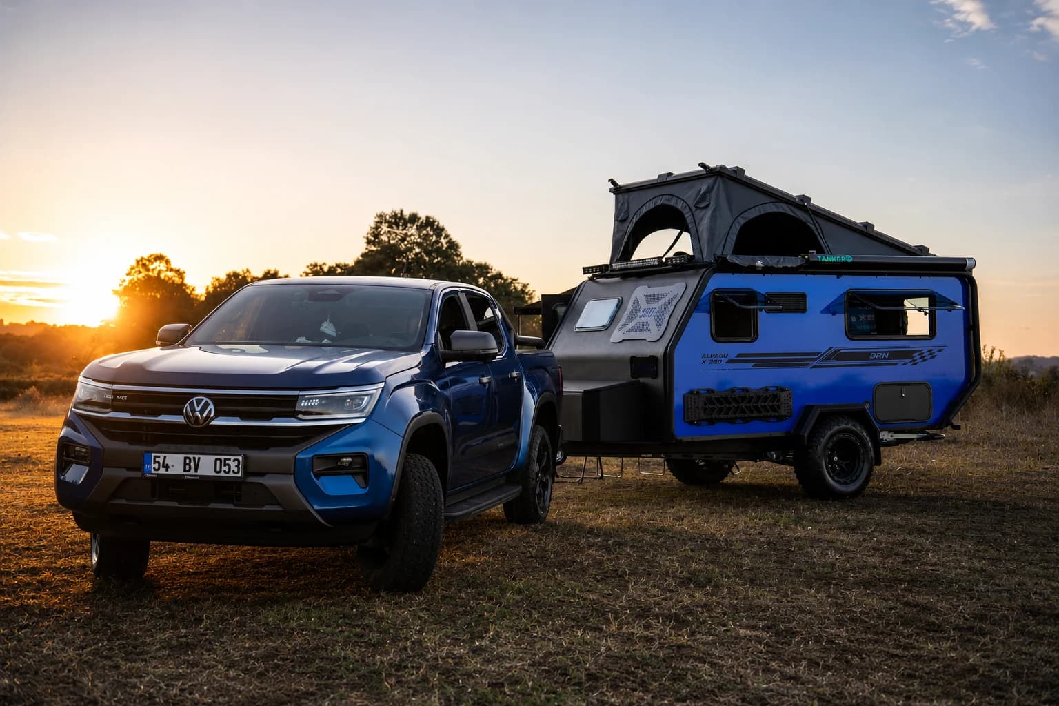 DRN Alpagu X360 off-road karavan ve çekici araç — gerçek müşteri fotoğrafı